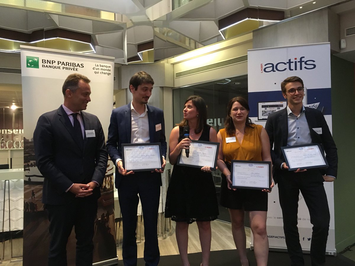 AgefiEvents's tweet photo. #GPPJD
2e du Grand Prix de l’Ingénierie remis aux étudiants du Master 2 Gestion de Patrimoine - ESEMAP - @UnivAngers https://t.co/U2D8KnoiLy