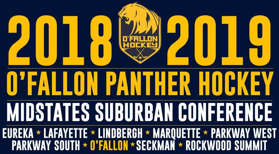 OTHSHockey's tweet photo. Announcing O'Fallon Panther Varsity Hockey will compete in the @MidStatesHockey Suburban conference in 2018-2019! #NewFriends #NewRivals #DropThePuck #OTOWN @otownathletics @OIHCAlumni https://t.co/A9xGbh5mgz