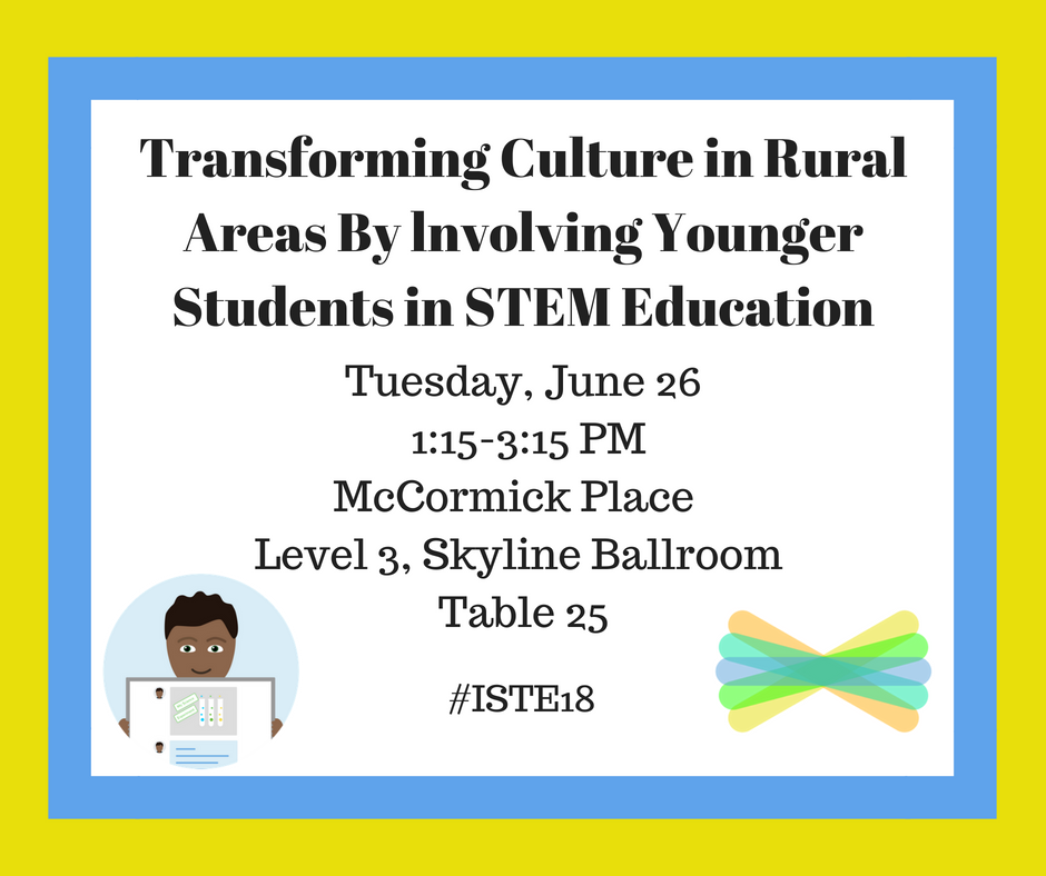 #ISTE18! Join @holygirl22 and learn how introducing #STEM with #Seesaw can help students make a positive impact in their community! Today,1:15-3:15 PM at McCormick Place Posters; Table 25. bit.ly/2rSaWVf