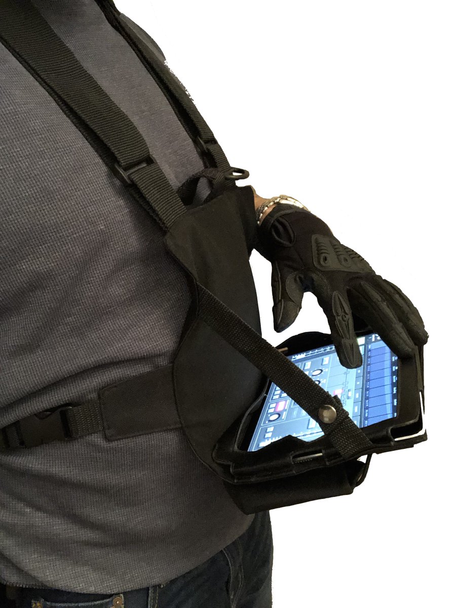 Gig Gear LLC showcases new Two Hand Touch iPad Harness, perfect for use on set: bit.ly/2MqgTR1 @GigGearLLC #onset #gear #ipad