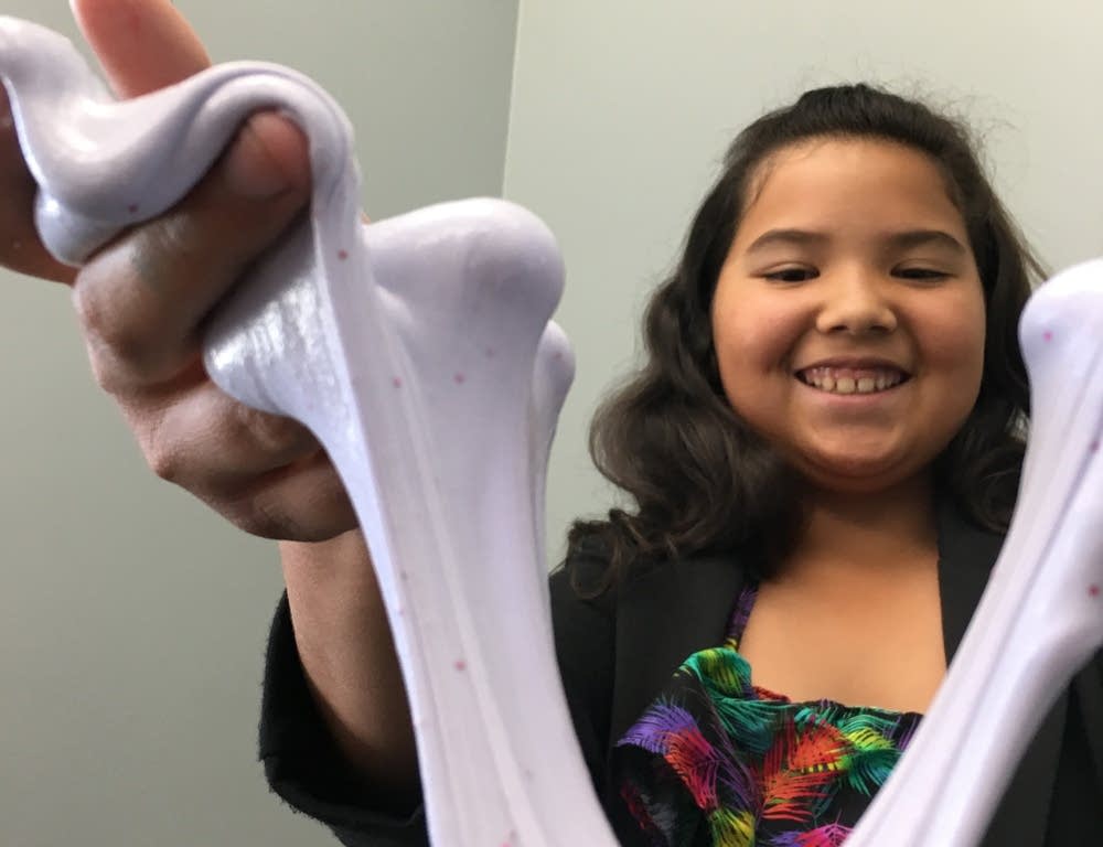 Brains_On's tweet photo. Summer boredom?
No thanks! Let's make some #HomemadeSlime! And listen to our episode on the science of #Slime. https://t.co/wPvrAwxCaX
#DIYSlime is a non-newtonian fluid y'all! https://t.co/6jQkNIqi6A