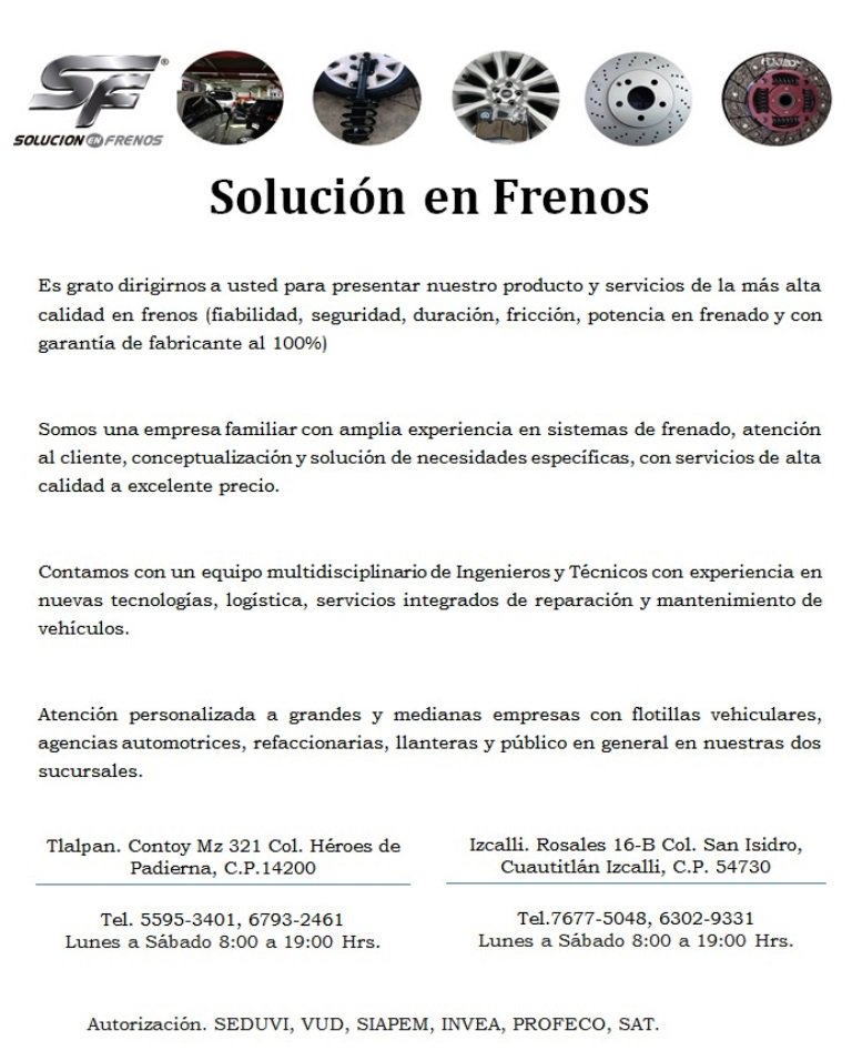 frenosxym's tweet photo. Solución en Frenos. Servicio de Alta Calidad en el Frenado de tú Vehículo, Balatas High Racing, Performance, Élite y Estándar.

Sucursal Tlalpan. 5595-3401
Cuautitlán Izcalli. 7677-5048

#Frenos #BMW #Audi #Porsche #LandRover #MercedesBenz #Mazda #Honda #Nissan #minicooper https://t.co/3YTNtII4gS