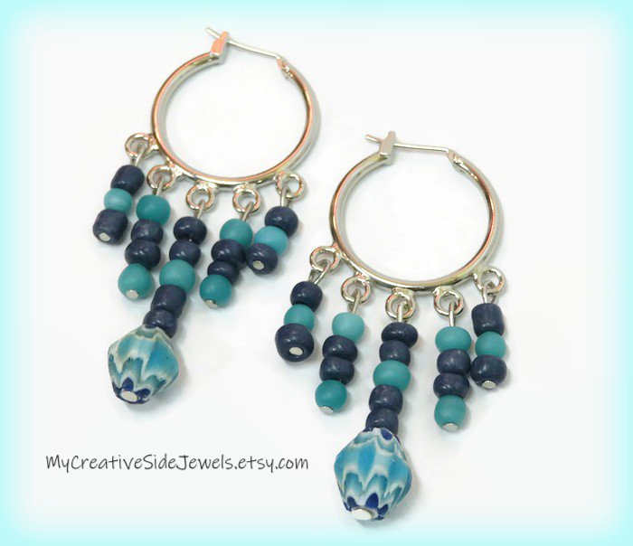 etsy.com/listing/609282… #hoops #hoopearrings #turquoiseearrings #tealearrings #bohoearrings #bohohoops #chevronbead #chevron #bohojewelry #earrings #funjewelry #epiconetsy #craftychaching #integritytt #specialt #etsymntt #etsyfinds #handmade #chandelierearrings