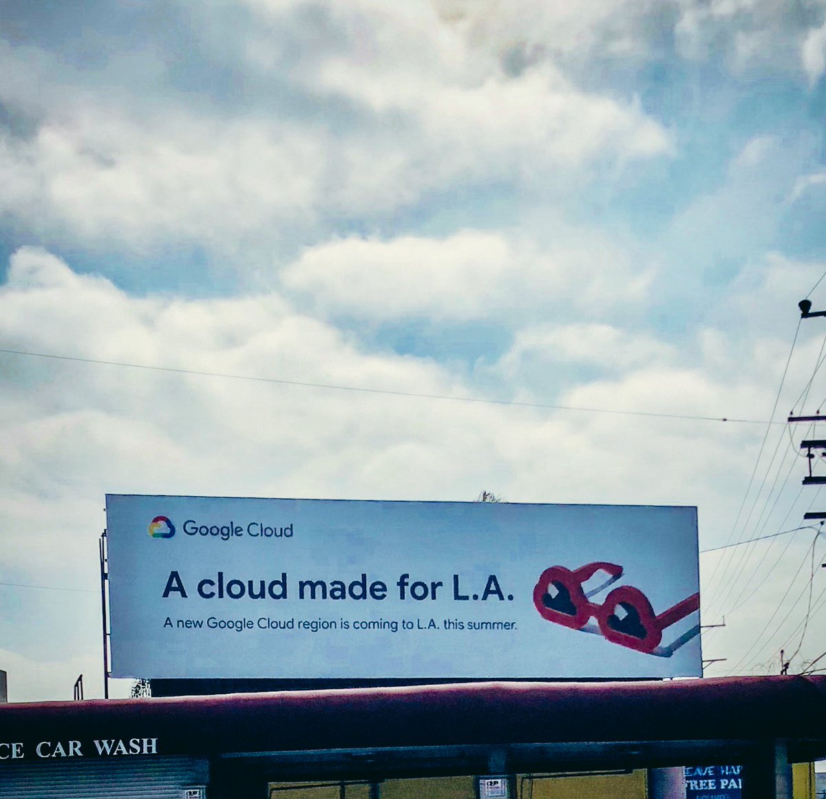 ChaosGroup's tweet photo. Today's forecast — Cloudy with a chance of #VRay! We've partnered with @googlecloud and we're here at the LA launch event. #cloudforLA https://t.co/65KESR48zl