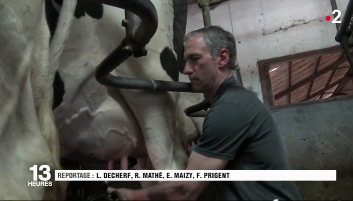 Le président du <a href="/ReseauFnpl/">Réseau Fnplait</a> <a href="/ThRoquefeuil/">Roquefeuil</a> aujourd'hui au 13h de France 2 pour parler #EGAlim et retour prix aux producteurs 
#CeuxQuiFontLeLait 
A revoir en replay