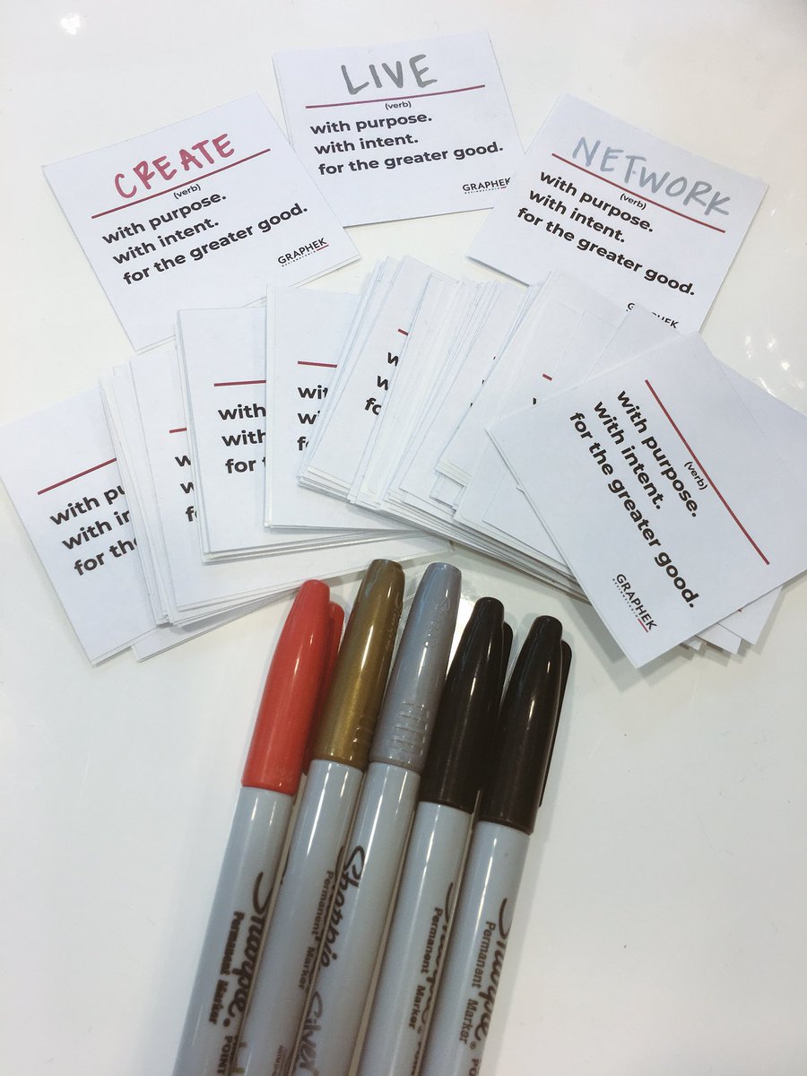 GRAPHEKInc's tweet photo. Come see us over at #BOOTH25 to make your own custom mad libs sticker! Drop off a business card to win a free tee π #AMPAnnual18 https://t.co/3R4LdFZOq8
