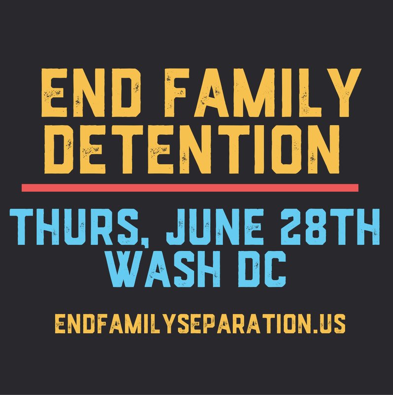 DC Friends: I'll be taking part in a mass civil disobedience this Thurs to demand the safety &amp; freedom of immigrant families &amp; children. Want to join me?  endfamilyseparation.us
#womendisobey #endfamilydetention