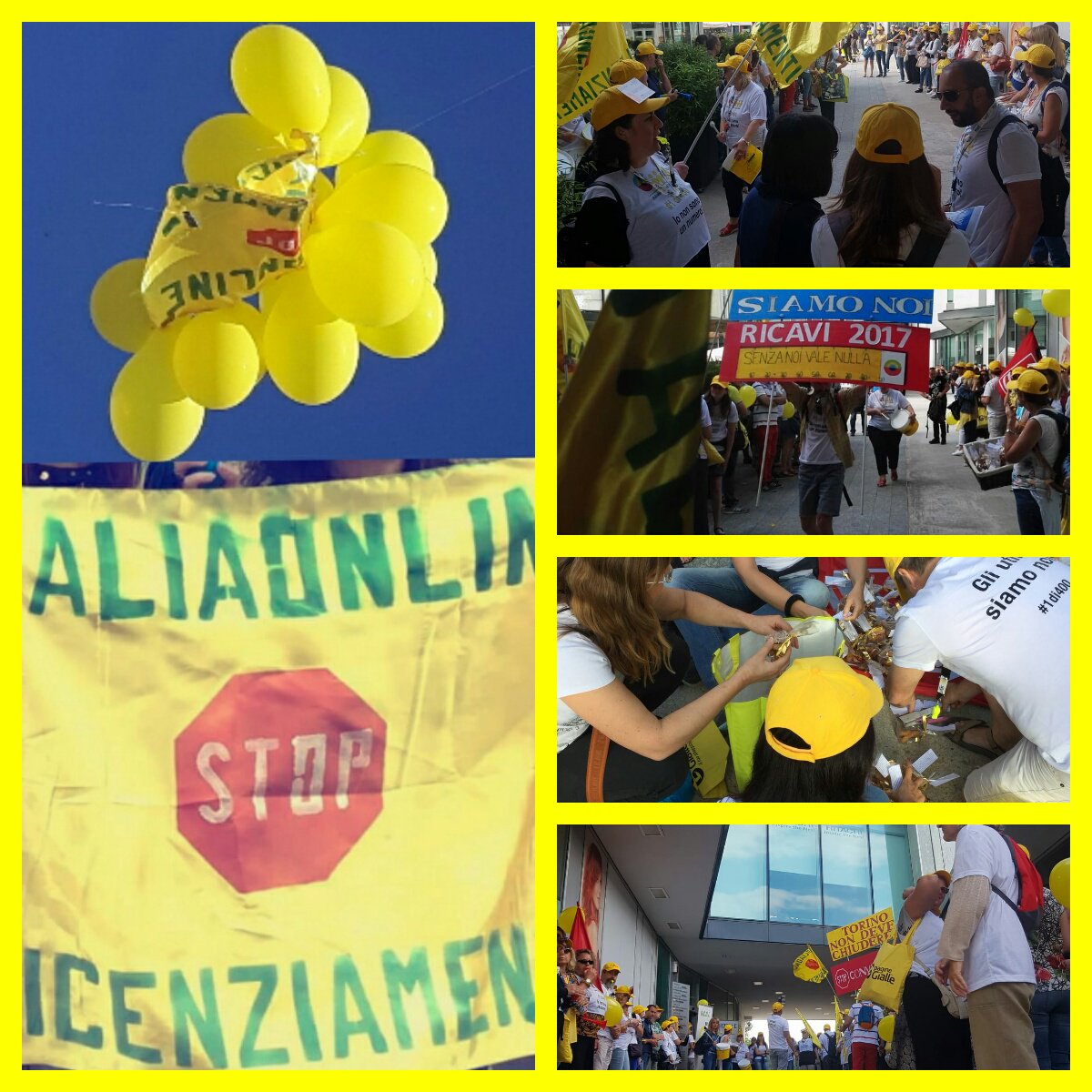 AleDino3's tweet photo. Un grazie a tutti i colleghi di #italiaonline che oggi sono stati ad Assago per manifestare e contestare l'azienda per l'assurdo piano di #licenziamenti e #trasferimenti! #1di400! @luigidimaio , il 28/6 altro incontro azienda sindacati,il tempo ormai è pochissimo,intervenire!!! https://t.co/LpVM4kqA3P