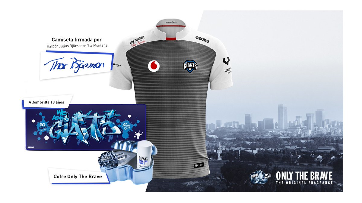 Para celebrar los éxitos deportivos conseguidos el pasado fin de semana en @Gamergy estamos realizando un SORTEO con Only The Brave para todos vosotros 💙

Para participar:

🔄 Haz RT
➡️ Sigue a @GiantsGaming 
➡️ Sigue a <a href="/Dieselparfums/">Diesel Fragrances</a> 

¡Mucha suerte a todos! #WeAreGiants