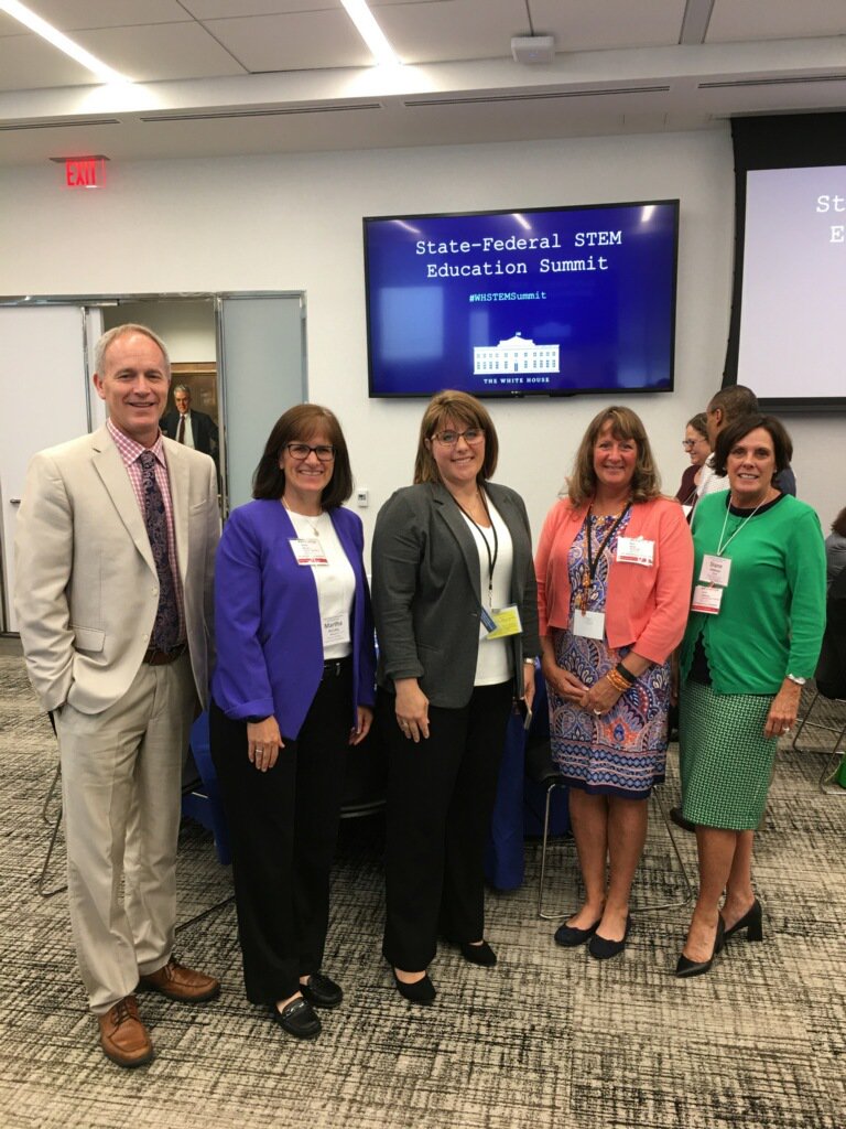 KSDEcte's tweet photo. Kansas delegation contributes insights for State-Federal Stem Initiative #WHSummit https://t.co/t3FsGwV0Ls