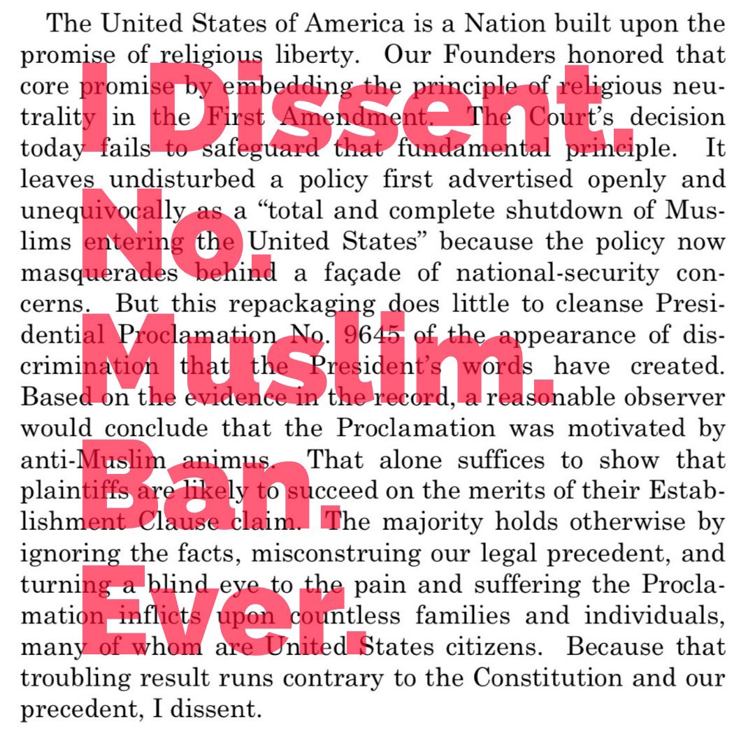 DesignToResist's tweet photo. #idissent #SCOTUS #NoMuslimBanEver https://t.co/XZz0nUWZmu