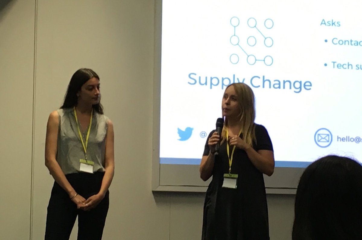 sarahcreates's tweet photo. At the @yearhere #crowdbacker2018 event supporting the amazing @ver_enaw and her new social enterprise project @_SupplyChange https://t.co/thC7oiz9JV