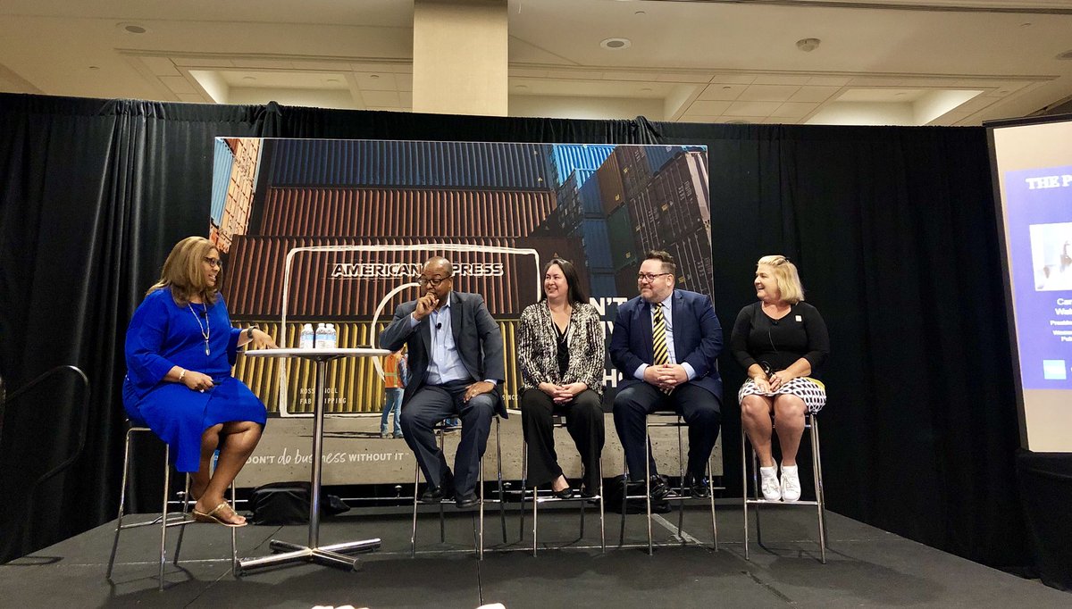 WEConnection's tweet image. @CEOVazquez LIVE at the @AmexBusiness #SummitForSuccess! Speaking on #supplierdiversity with @CandaceWaterman, @NGLCCJustin, @louisgreen, and Pamela Prince-Eason! #BuyWomenOwned #InclusiveSourcing