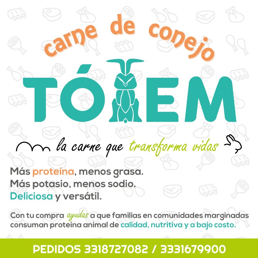 ¡Guadalajara! Ya tenemos a la venta deliciosa, nutritiva y versátil: ¡Carne de conejo! Haz tus pedidos. Cualquier duda, contáctanos.