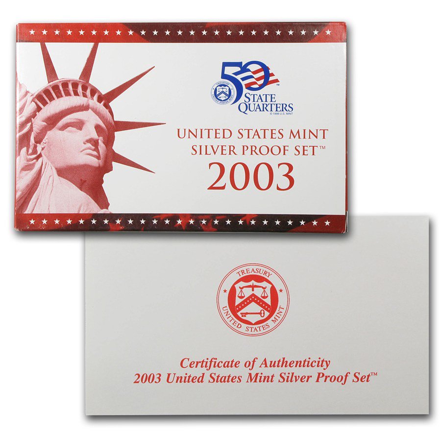 QualityCoinGold's tweet image. 2003 Silver Proof Set #mintset #proofset #USmint #coinshop #coindealer #NPR #NewPortRichie Quality Coin and Gold 727-264-1310 5415 Main Street, New Port Richey, FL 34652 goo.gl/4u4iZf;