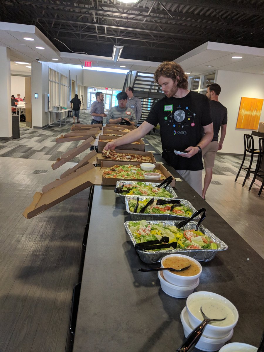GDGOmaha's tweet photo. Closed out strong.  Thanks again @Buildertrend for space, lunch, and happy hour.  It was a great time https://t.co/SxPQQJ7Hyf