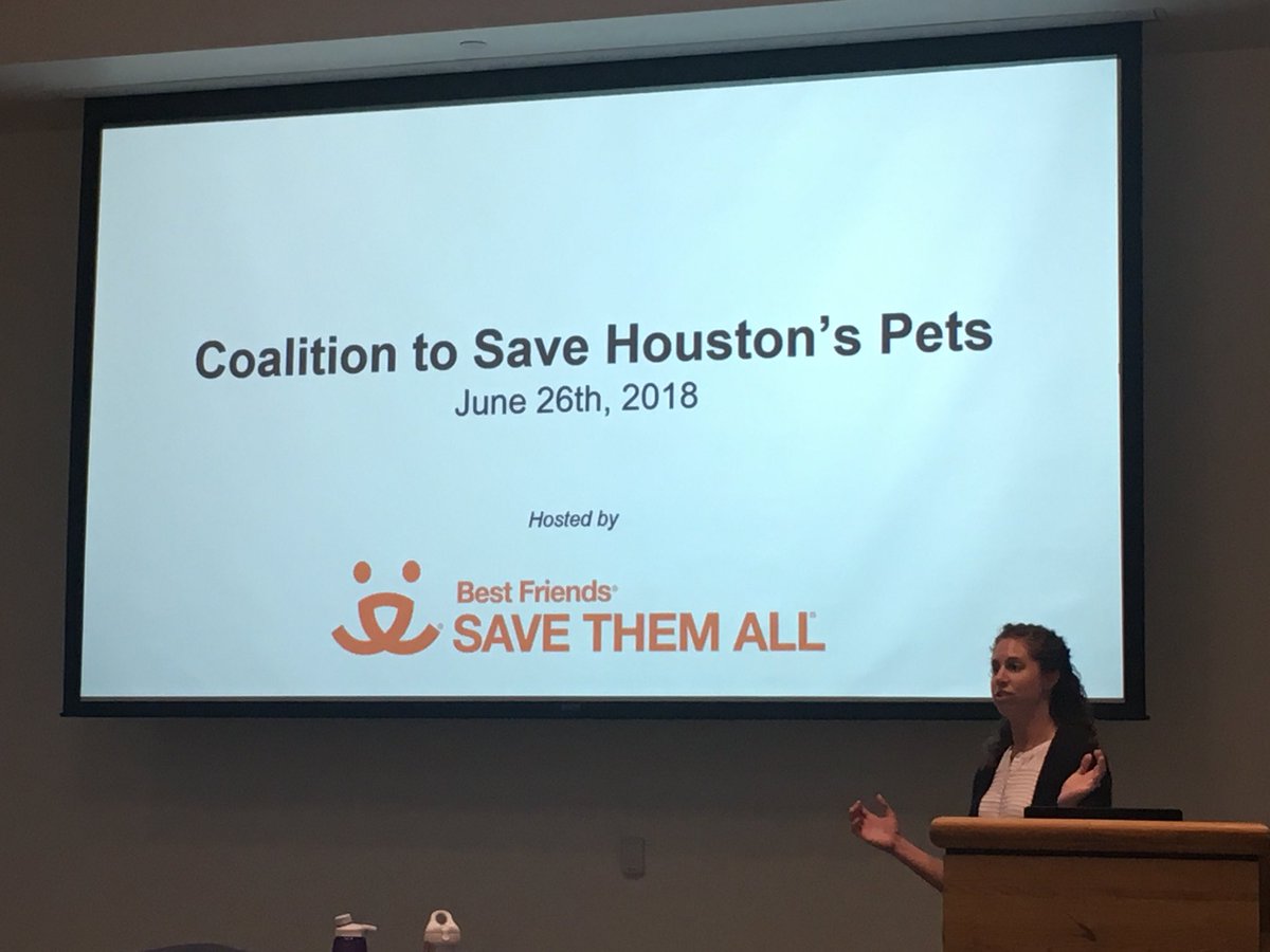 Unity4aSolution's tweet photo. Unity partners @barriodogs, @emancipet, @ADORE_Houston (who took the picture), and #CommunityAnimalSupportTeam, at the @bestfriends #Houston coalition meeting. https://t.co/njlQRZwhoV