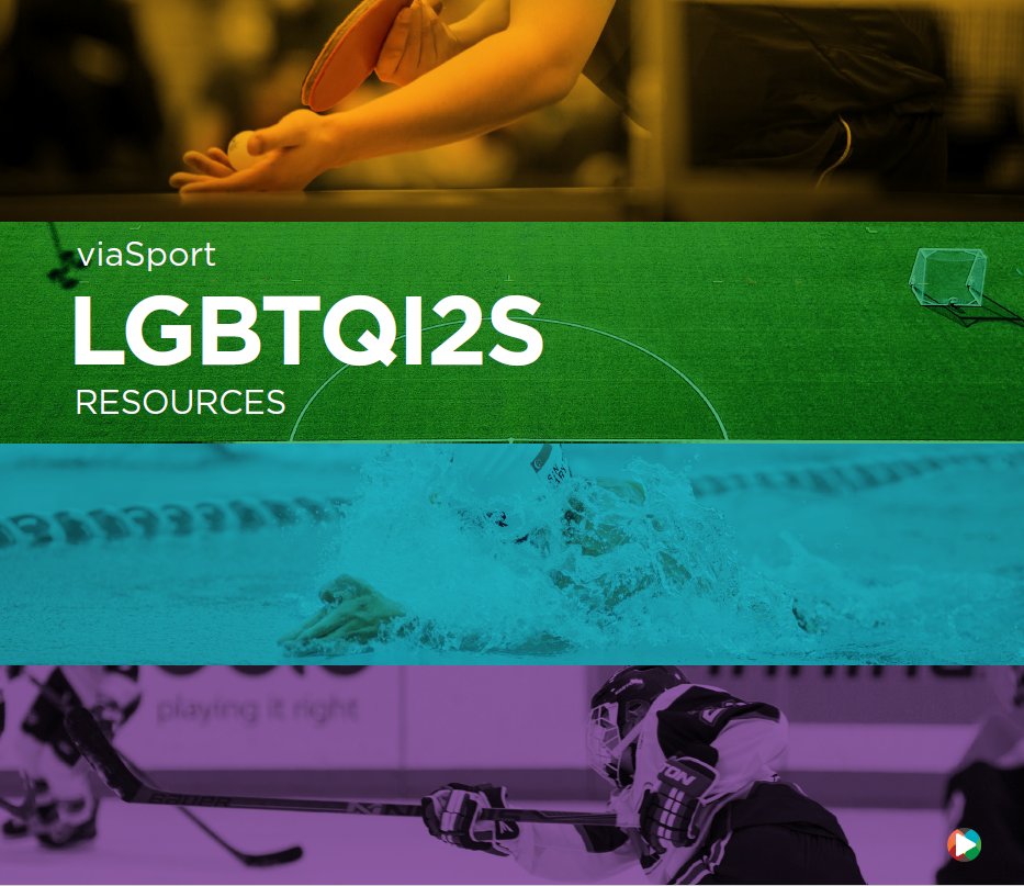 viaSportBC's tweet photo. Wondering how your sport organization can be more inclusive? Check out our newly created, draft #LGBTQI2S Resources for sport organizations: https://t.co/wUpDhHjulG

Would love to hear your comments, questions and feedback! 
#Pride #PrideMonth https://t.co/UencJ4SwNQ