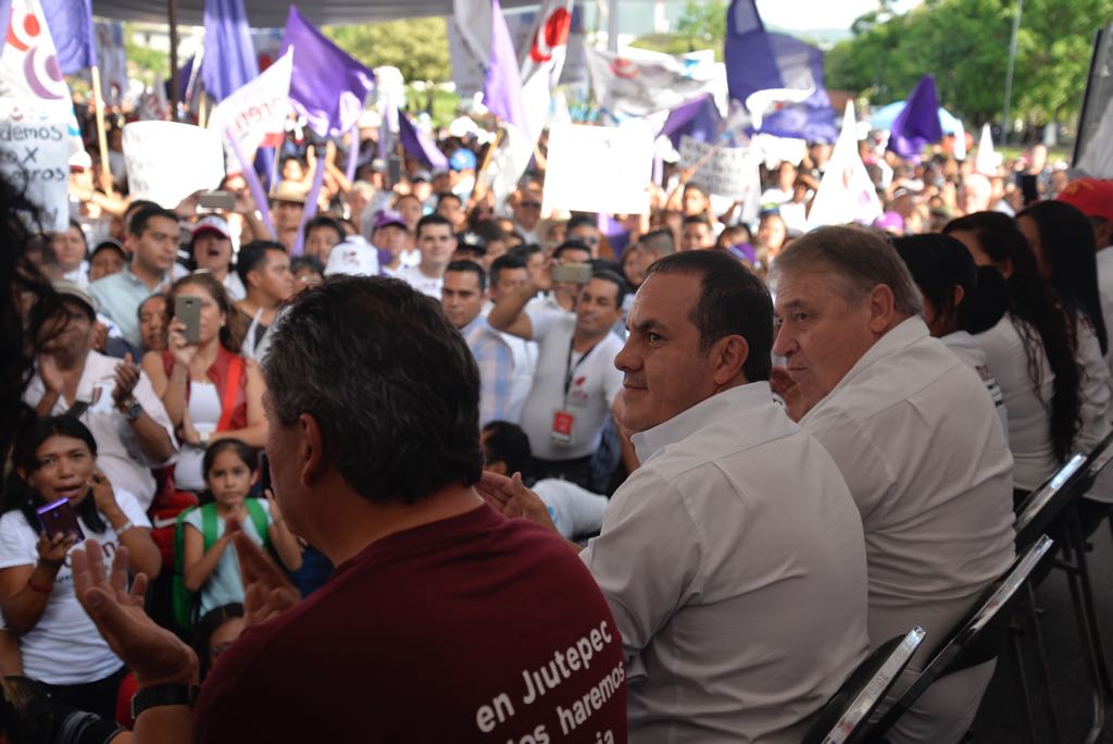 Acompaño en su cierre de campaña a Rafa Reyes, en Jiutepec se siente la esperanza de la gente en este proyecto #JuntosHaremosHistoria