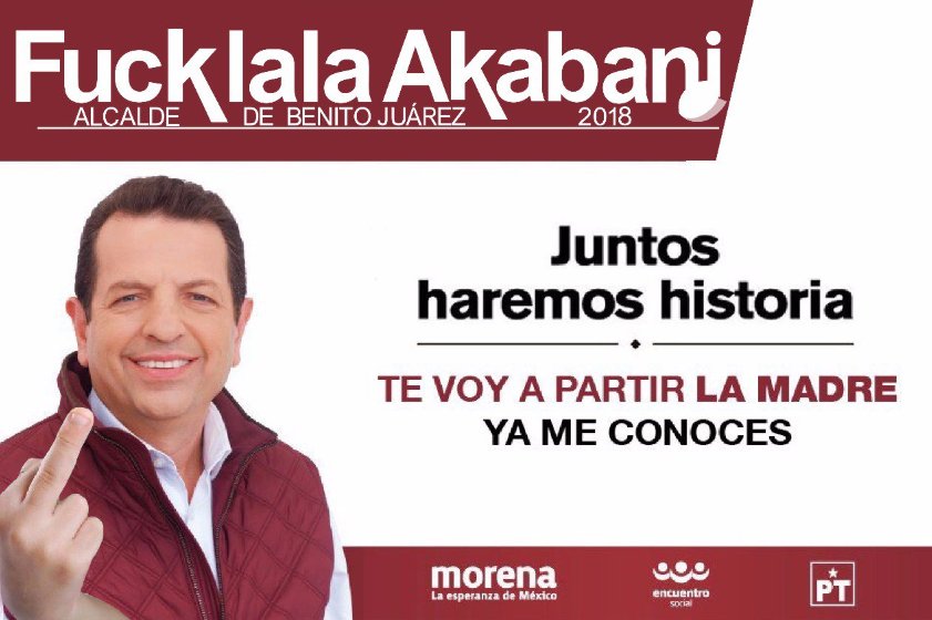 adrianaprdo's tweet photo. @FadlalaAkabani @STaboadaMx @RicardoAnayaC @LaTanquetaTV @AntonioAttolini Nadie quiere que gobierne una persona violenta la @DelegacionBJ para conseguir lo que quieres ya nos dimos cuienta que eres capaz de todo incluso de lastimar a los mismos ciudadanos si no apoyan tus ideas nefastas #DiNoAMorena #FelizMartesATodos https://t.co/XiI5gMR8pg