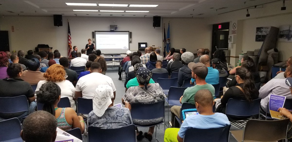 A packed house at the LD1 &amp; LD2 Housing Seminar in Hempstead.