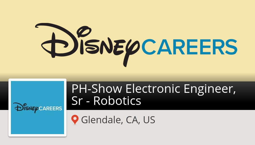 scottdbower's tweet photo. Are you a PH-#Show #Electronic Engineer, Sr - Robotics in #Glendale? #Disney is waiting for you! #job  #DisneyJobs https://t.co/J5RuedqJwf https://t.co/3IaRyue4X3