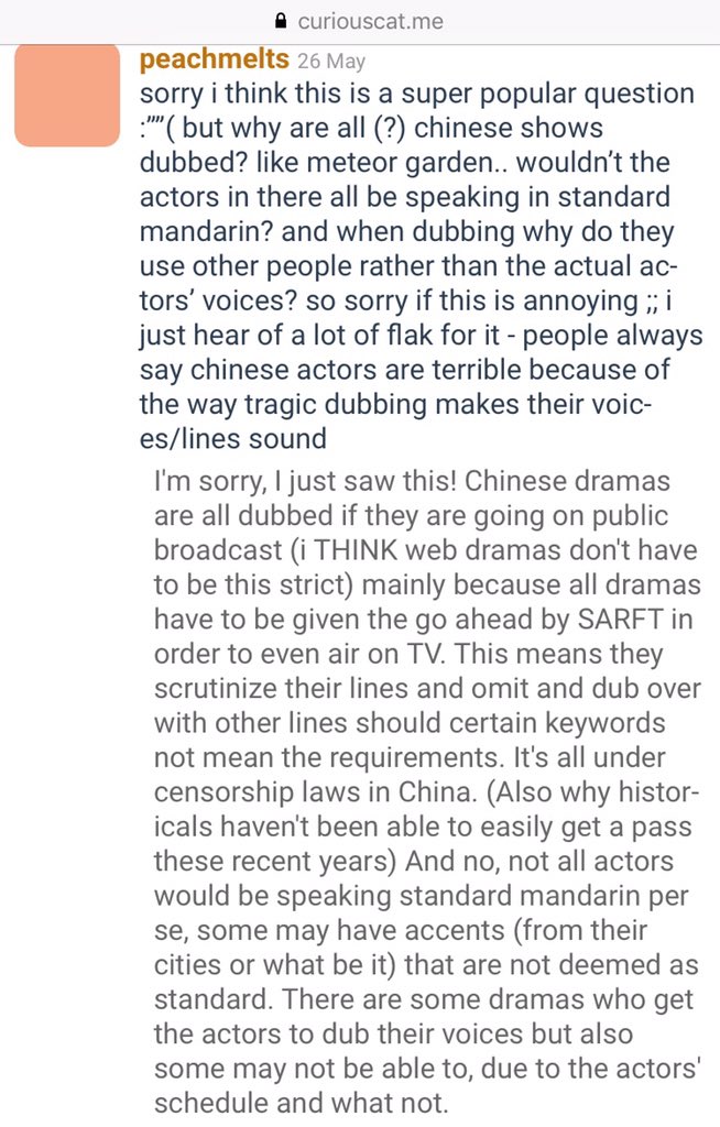 MeteorGardenCD's tweet photo. Regaring dubbing of #MeteorGarde2018 and other C dramas on public channels ( tv ) 😊

Credits: dramapotatoe https://t.co/REhUNkPlRc