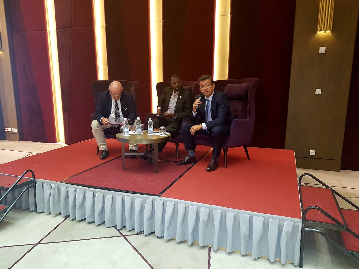 B2BPro1's tweet photo. Panel sur l'évolution des métiers de l'aéronautique avec Barthélémy kouamé (Directeur Général de Acturoutes), @OlivierBaric (Directeur Général CMA), Gilles Darriau ( DG AERIA).
#BusinessFrance
#B2BPRO https://t.co/ySl3F0016s