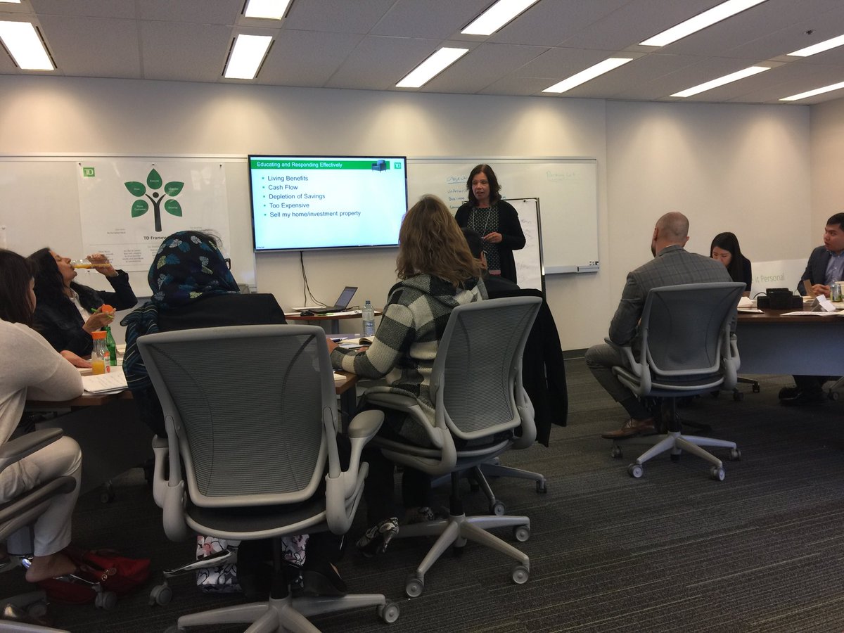 Beaucotey's tweet photo. MMS New Hires having a great discussion around Credit Protection. Great job Angela ⁦@ReneQuercia_TD⁩ ⁦@MartinFritz_TD⁩ https://t.co/5eiDE7XvBC
