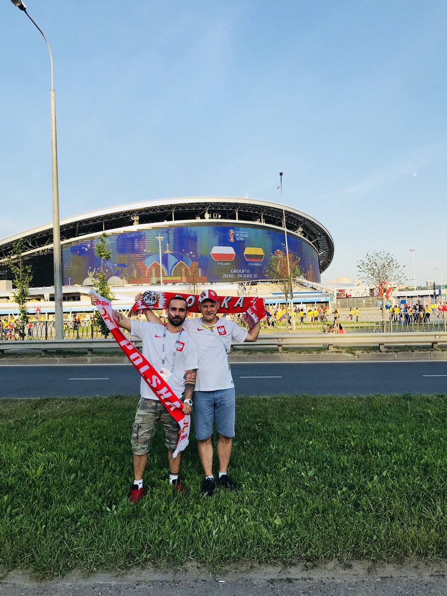 Kamilowski_'s tweet photo. #orangepolska kibicuje w #kazan ! #Mundial18 🇵🇱-🇨🇴 https://t.co/kgGeB5nkpp