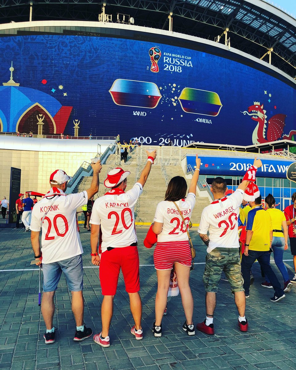 Kamilowski_'s tweet photo. #orangepolska kibicuje w #kazan ! #Mundial18 🇵🇱-🇨🇴 https://t.co/kgGeB5nkpp