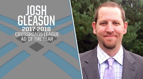 Crossroads League (@crossroads_naia) on Twitter photo Crossroads League: Goshen's Gleason Honored as Crossroads League AD of the Year | <a href="/gcmapleleafs/">Goshen College Maple Leafs</a>
- crossroadsleague.com/article/3674.p… Crossroads League: Goshen's Gleason Honored as Crossroads League AD of the Year | <a href="/gcmapleleafs/">Goshen College Maple Leafs</a>
- crossroadsleague.com/article/3674.p…