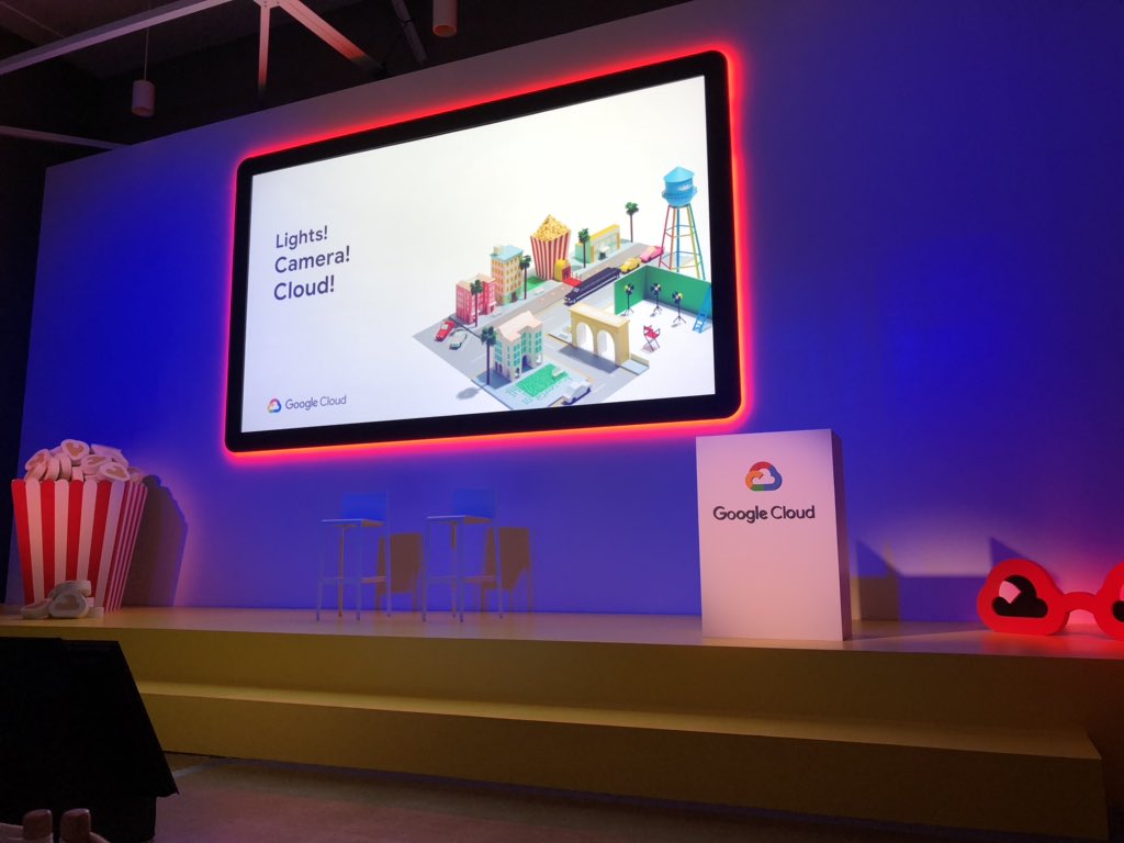 ImageInNetwork's tweet image. We&apos;re in Los Angeles to celebrate the opening of #GoogleCloud new region,  for Hollywood ! 
Happy to see some of our French and Europeans customers featured in the opening video ! You could be next ! #cloudforLA