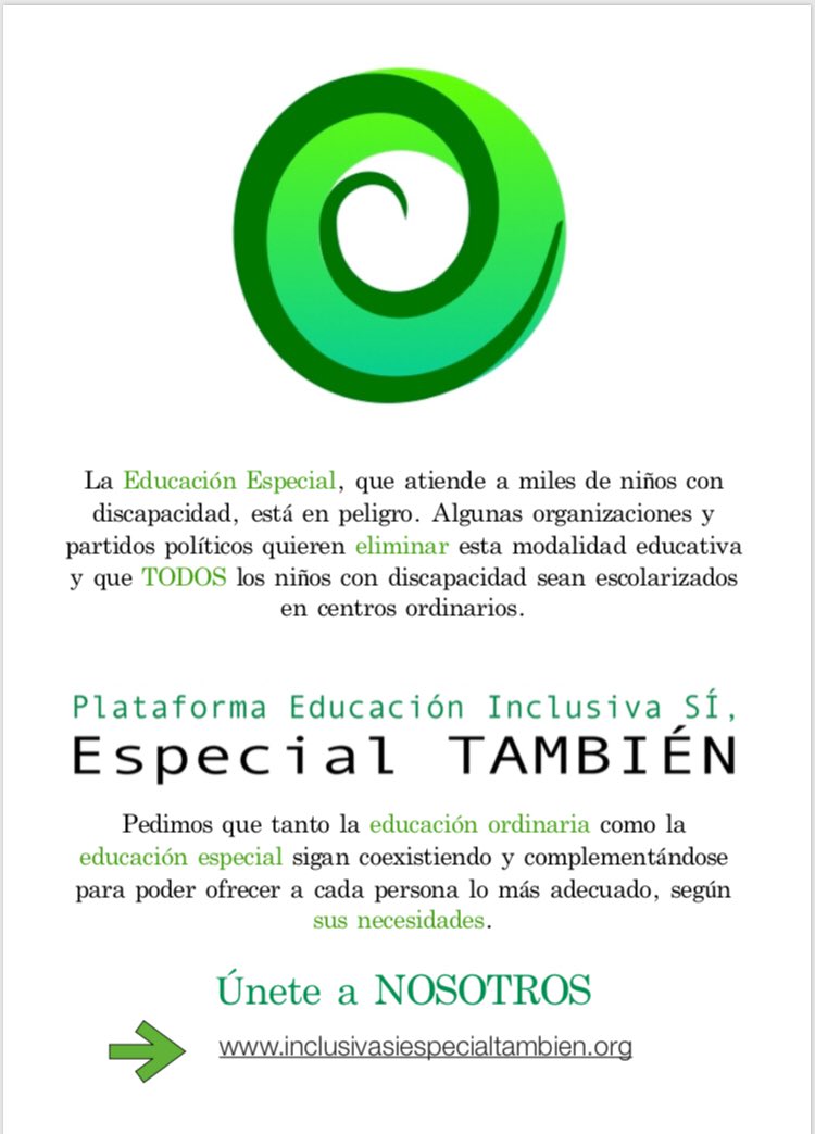 EspecialTambien's tweet photo. #inclusivaSÍespecialTAMBIÉN https://t.co/5hmgmcStSq