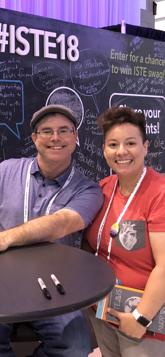 MelanieMFalcon's tweet photo. @andyweirauthor glad to meet you today at #ISTE2018 thanks for representing the geek dreamer in all of us! https://t.co/mpaLt1uV6W