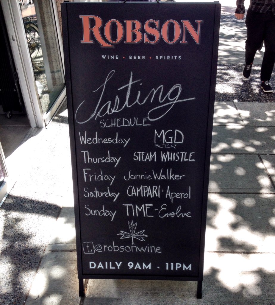 RobsonWine's tweet photo. New Tasting Schedule https://t.co/yPceIXDCEN