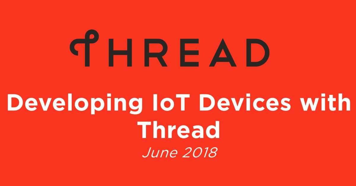If you missed the #Thread webinar 'Developing #IoT Devices With #Thread' check out the presentation here lnkd.in/gyBKSeJ