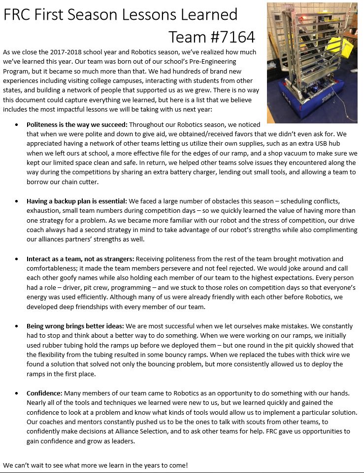 Mount Pleasant Robotics tweet media