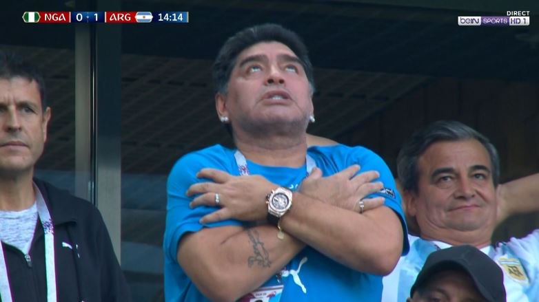 Flootoutcourt's tweet photo. Maradona en 1h30 de match il te résume tout ton week-end 
#NIGARG https://t.co/GO5I5LHZRK