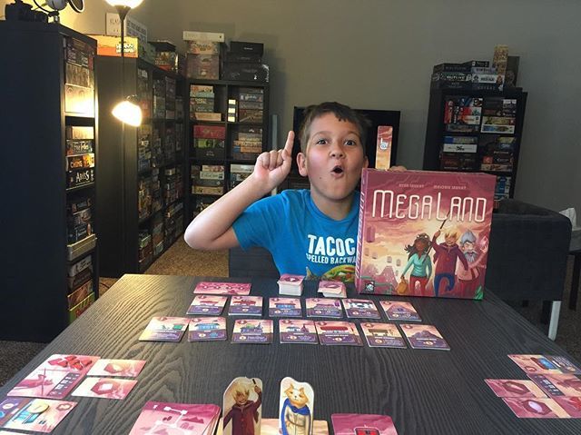 michaeldilisio's tweet photo. First play of MegaLand was awesome. Kid tested, gamer approved. Also, I lost. I always push my luck too far in these type of games. 
#boardgames #redraven #redravengames #ryanlaukat #solomodegames https://t.co/4tm8X7FPM4 https://t.co/sh0IRN5sRj