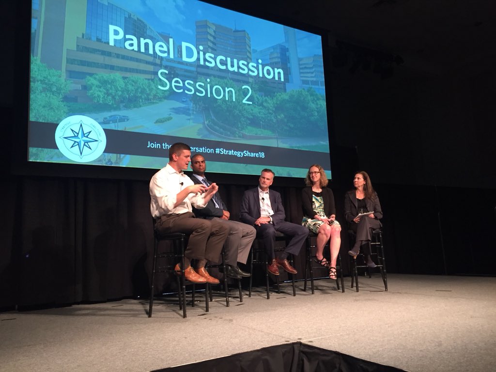 ReedOmary's tweet photo. “We have to teach people how to not get less imaginative as they advance in their careers”. — Matt McEvoy at #StrategyShare18 https://t.co/onZ8aUmnWT