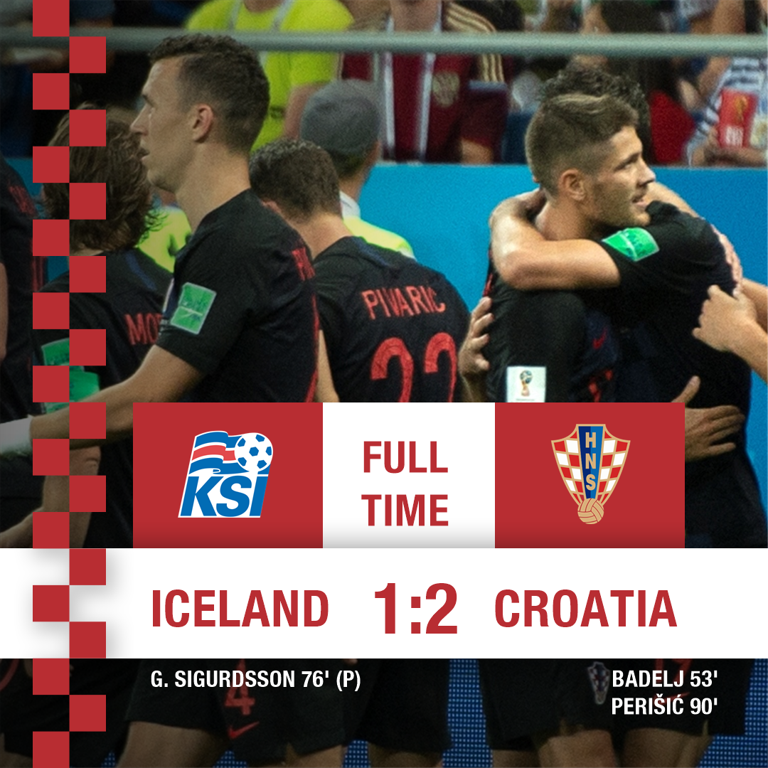 HNS_CFF's tweet photo. 🇮🇸🆚🇭🇷
✅ Win against #ISL
✅ Top of Group D
👏 Congratulations!
#BeProud #FlamingPride #Family #ISLCRO #WorldCup #Vatreni🔥 https://t.co/mmuSNpNLiv