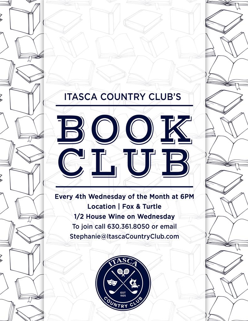 Itasca Country Club On Twitter Don T Miss Icc S Book Club