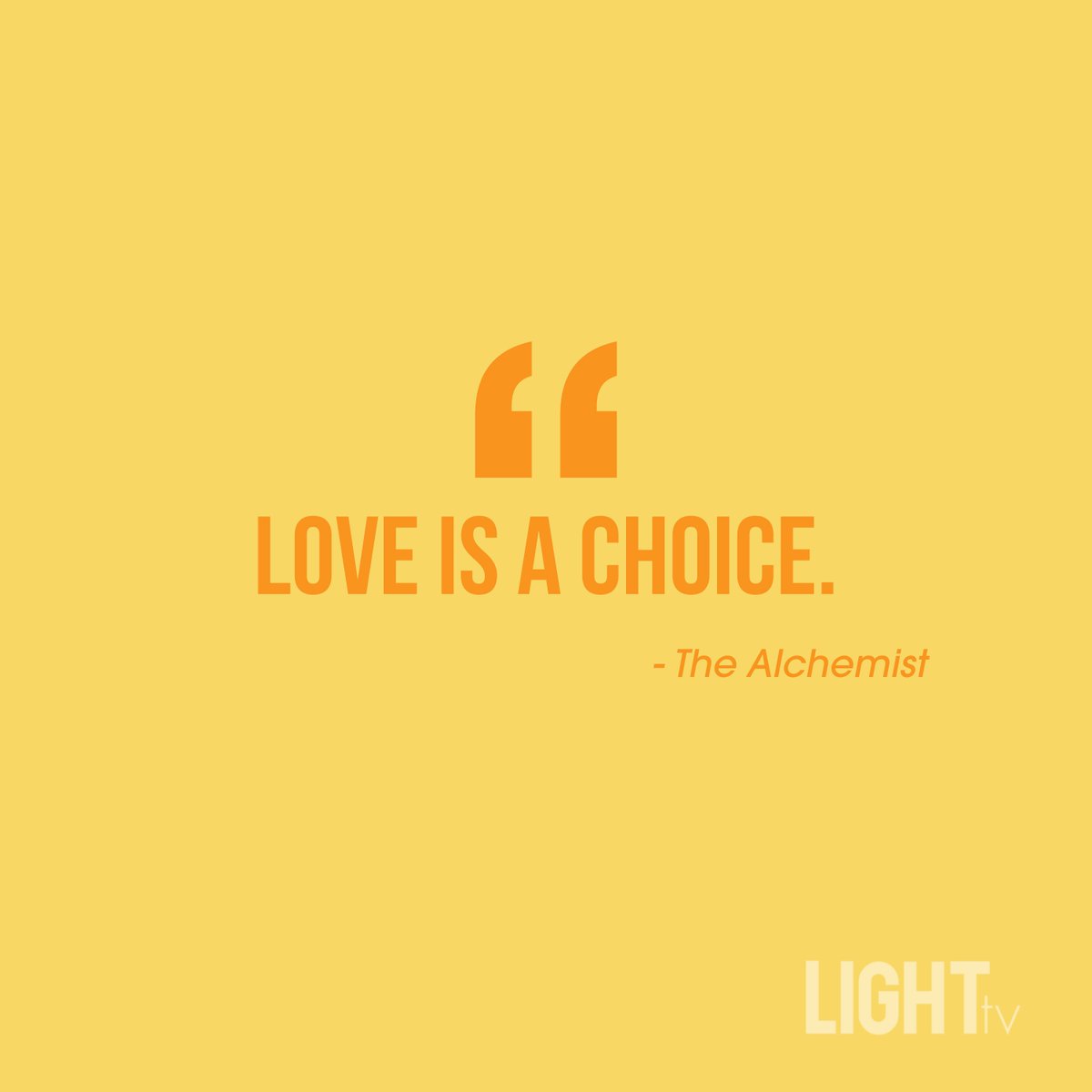 Tag a loved one below! <a href="/paulocoelho/">Paulo coelho</a> 
#ThoughtfulTuesday  
lighttv.com