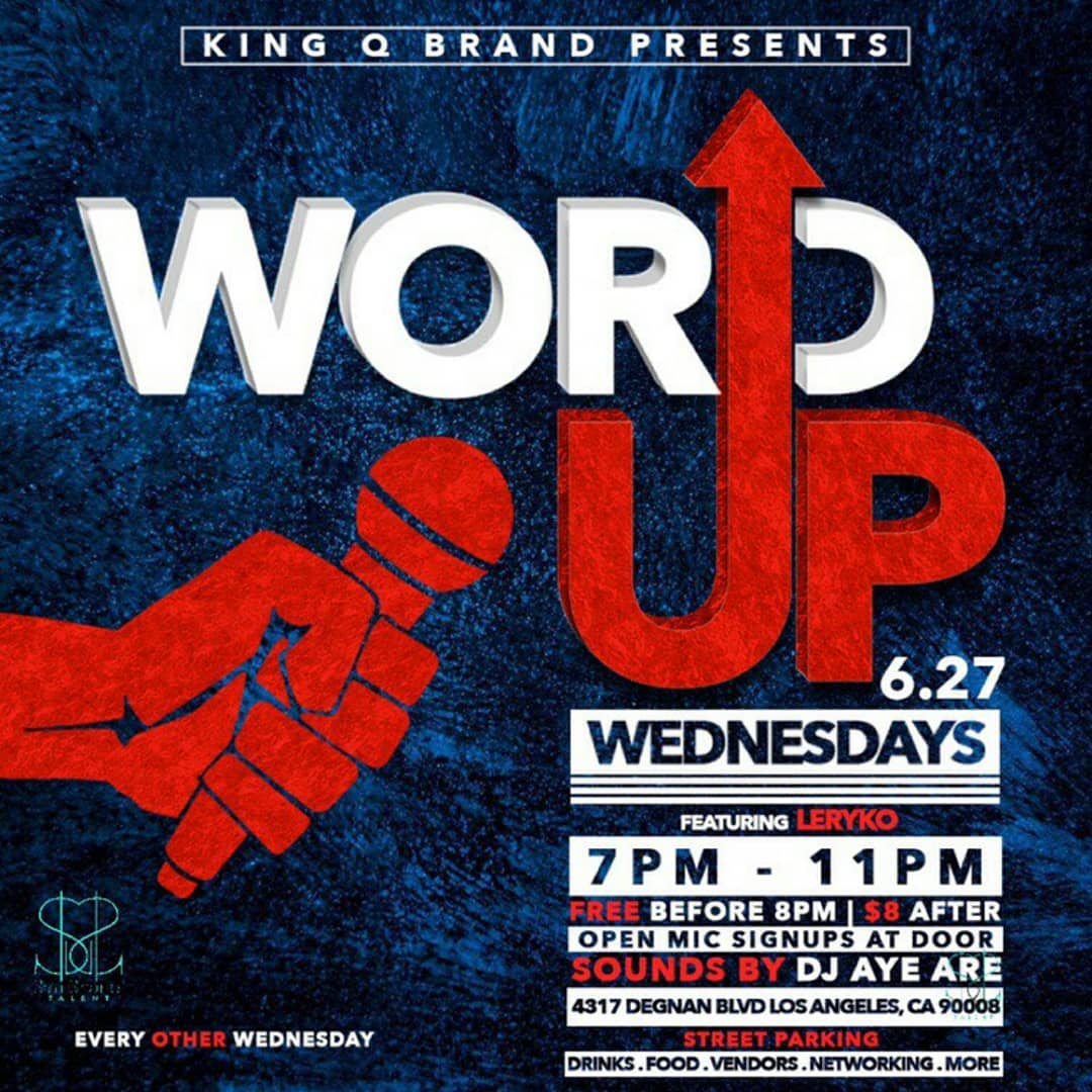 KingQBrand's tweet photo. Tomorrow! Are you ready for word up? https://t.co/usYph9kEQL