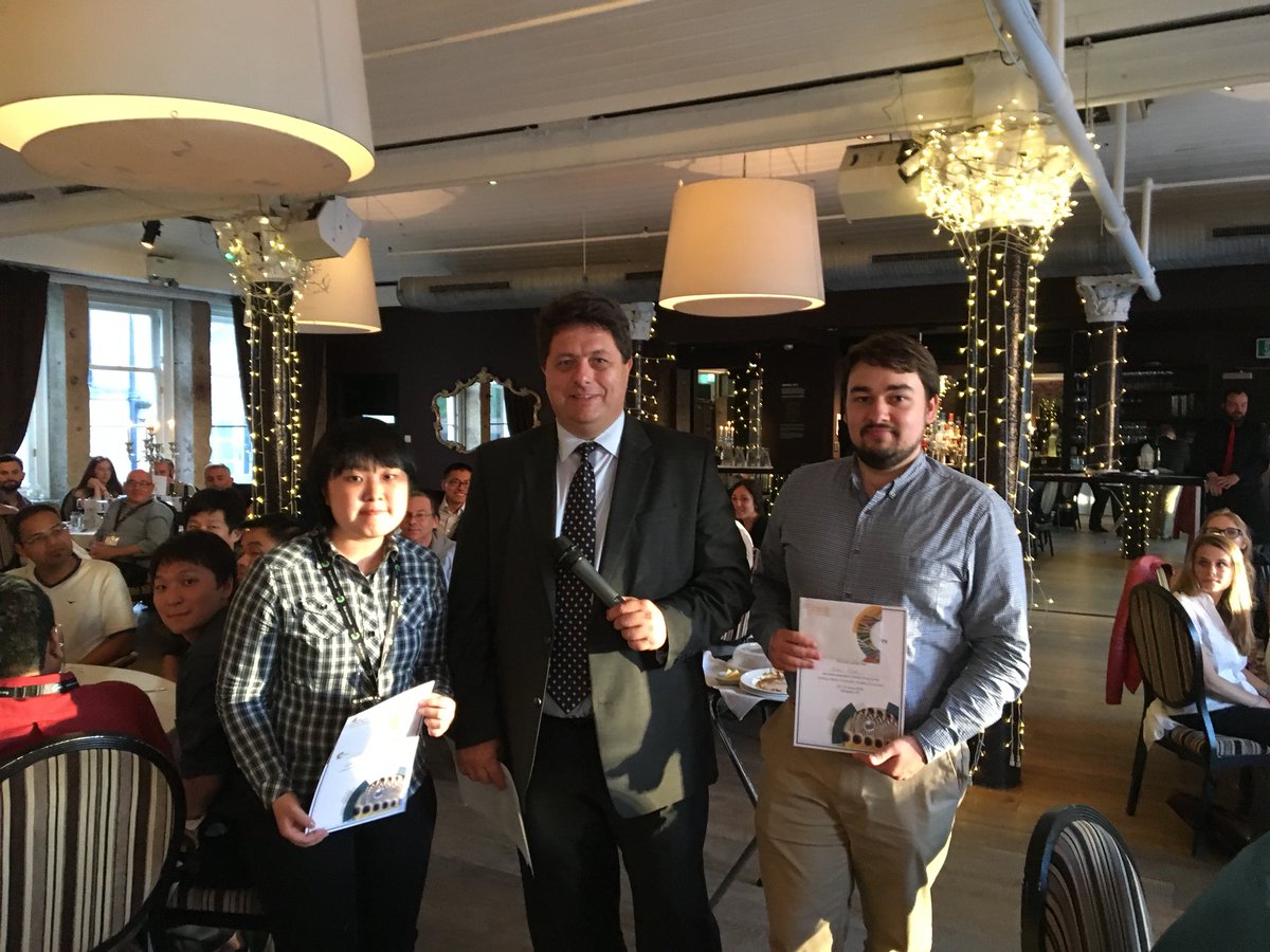 Faraday Discussions (@faraday_d) on Twitter photo Congratulations to Gianni Klesse and Shanlin Rao from <a href="/UniofOxford/">University of Oxford</a> on winning the <a href="/Faraday_D/">Faraday Discussions</a> FD #waterchannels poster prizes! Congratulations to Gianni Klesse and Shanlin Rao from <a href="/UniofOxford/">University of Oxford</a> on winning the <a href="/Faraday_D/">Faraday Discussions</a> FD #waterchannels poster prizes!