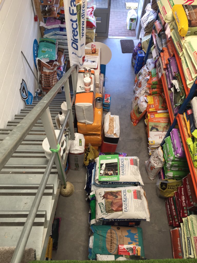 dfsgloster's tweet photo. We’ve recently moved into our new shop, come and see us in #Quedgeley near #Gloucester for feed, bedding and supplies. #glosbiz #animalfeeds #buylocal https://t.co/U0wnNAZGc8