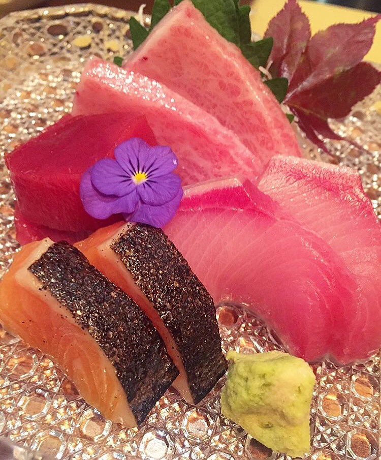 We respect the incredible ingredients that we work w/each day, like this dish of Sashimi-starting with the way each fish is cut &amp; arranged. The art of sushi takes precision, practice + experience-we hope that this care shows in every aspect of the Kobo experience. 

📷: <a href="/jsidman/">Jessica Sidman</a>