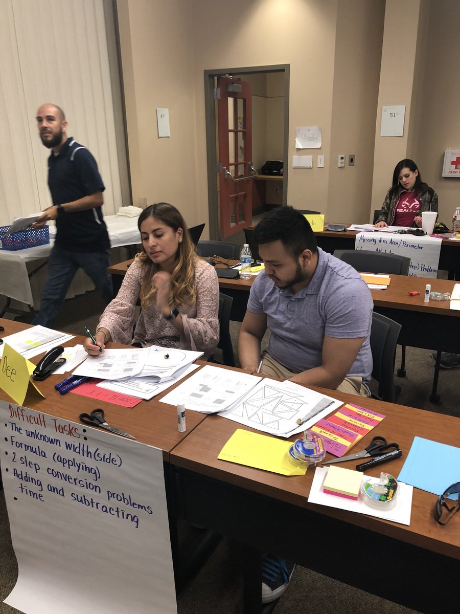 clincheck's tweet image. Working with teachers on geometry and measurement tasks! @RamLealMS #TeamMath #ConnectwithECISD