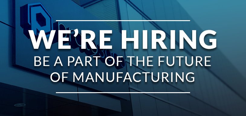 Proto3000's tweet photo. Looking for a new opportunity? Come join us in our mission to usher in the next generation of manufacturing technology. We're hiring, apply today! 
https://t.co/ElYcc35cbC https://t.co/zoLYDq3uu7